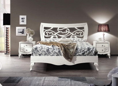 Schlafzimmer Bett Nachttisch Garnitur Gruppe Betten Doppel Bettgestell 3tlg. Neu